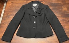 Le Suit Petite Black 3 Button Blazer Women  s Size 4P