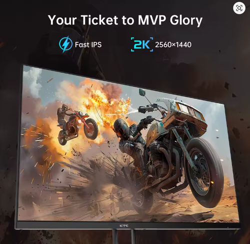 KTC H27T22C 27" Gaming Monitor 2560x1440 QHD 180Hz Fast IPS Panel Screen 1ms - Photo 3/7
