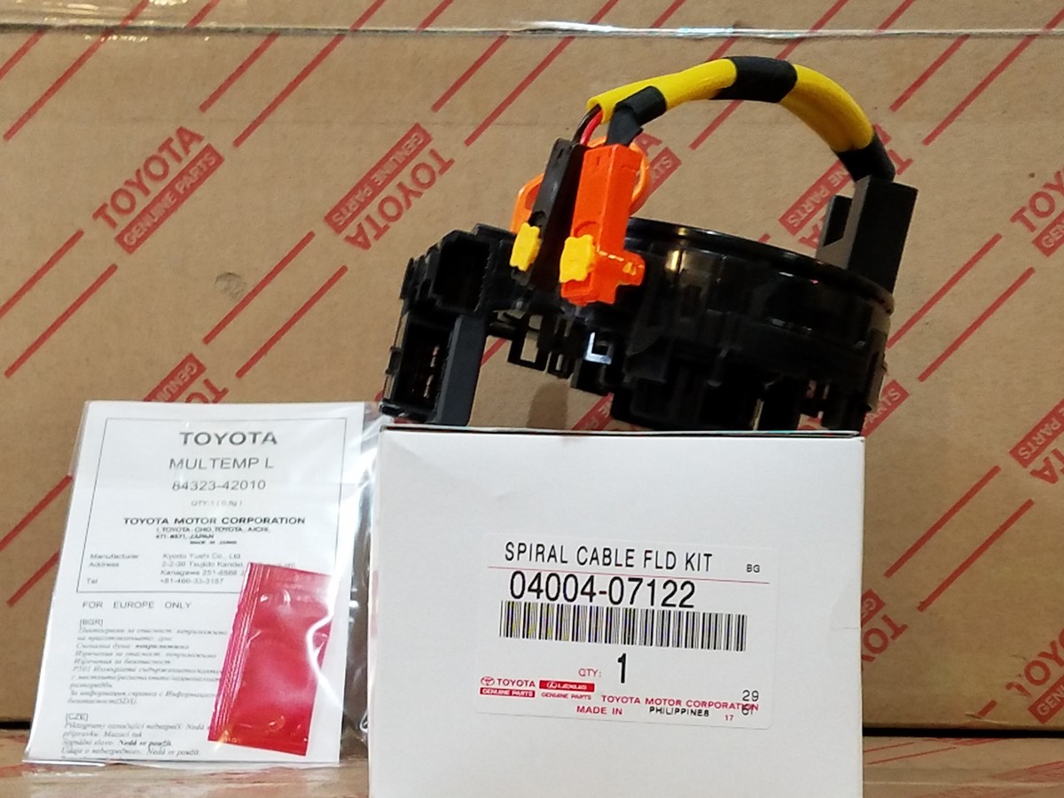 NEW GENUINE TOYOTA 2007-2011 RAV4 SPIRAL CABLE FIELD KIT 04004