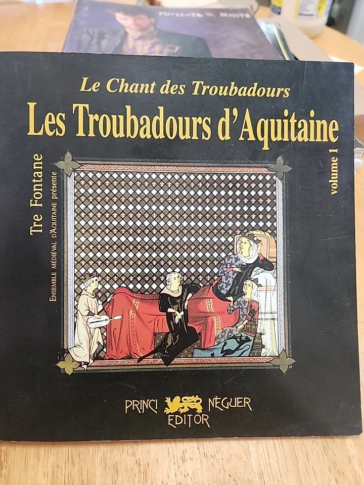 LES TROUBADOURS D'AQUITAINE - VOLUME 1 - Three Fountains Medieval Ensemble - Image 2 of 4