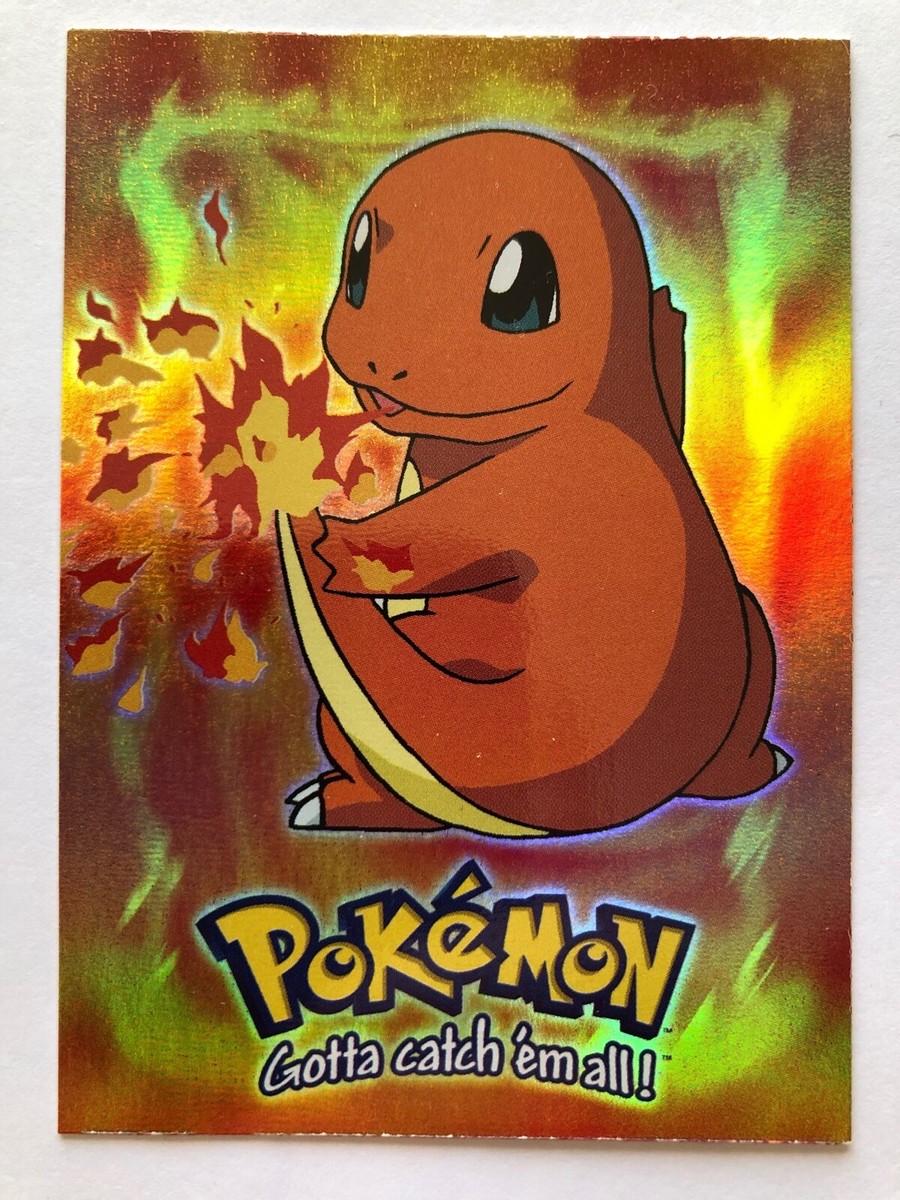 Charmander # 04 Card E4 of 12 Topps Movie Stage 1 Pokemon