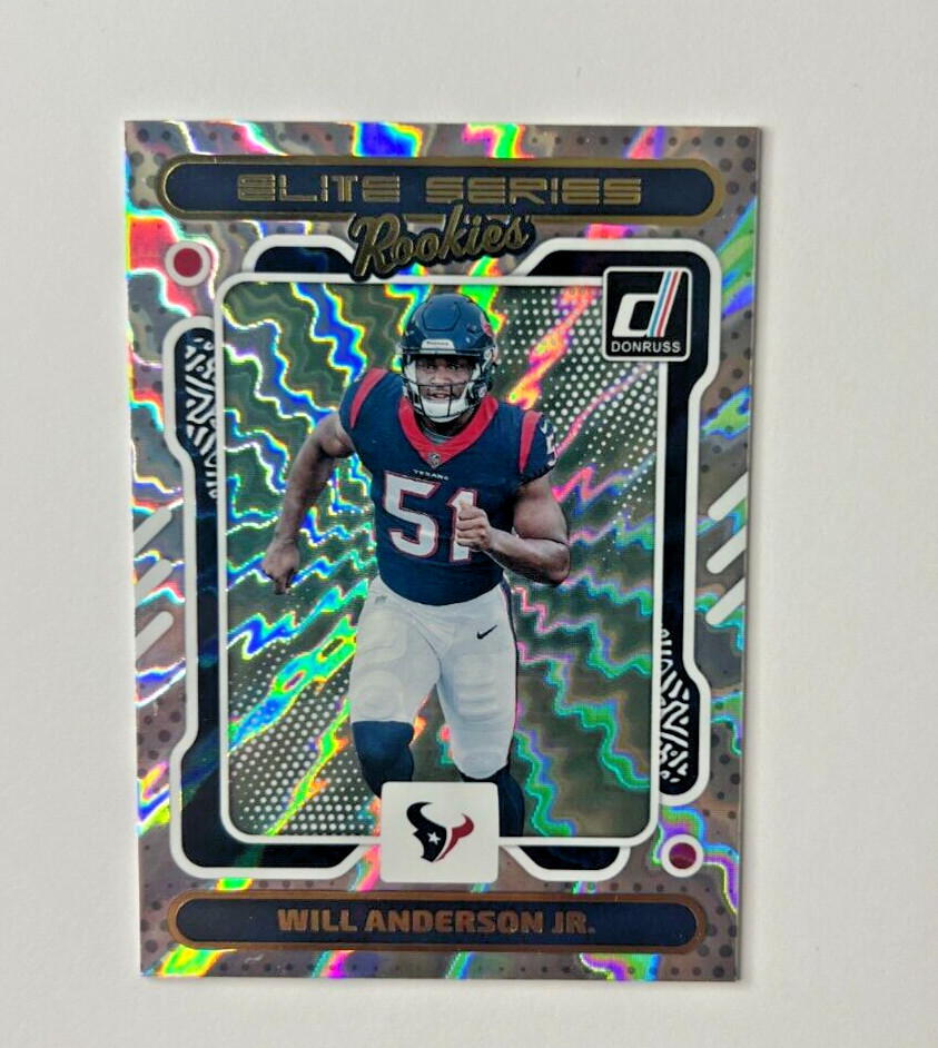 2023 Donruss Football Elite Series Rookies WILL ANDERSON JR RC #1 Texans
