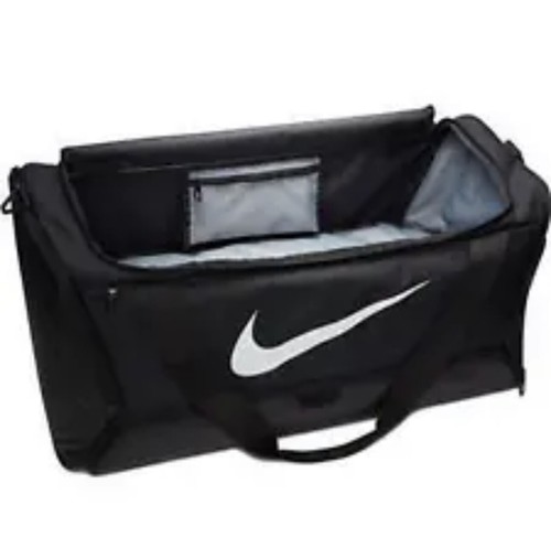 Nike Brasilia 9.0 Duffel Bag BA5966-010 Black White Large Soccer Basketball New - Picture 4 of 6