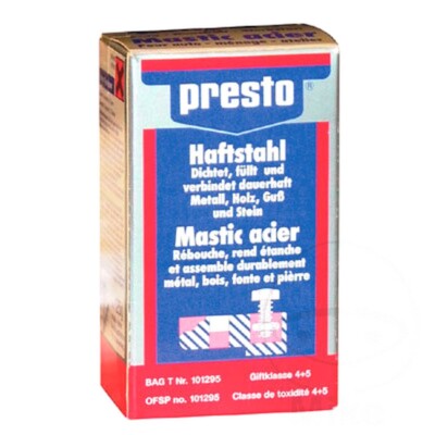 Presto Bob Metallkleber Kitt 125G