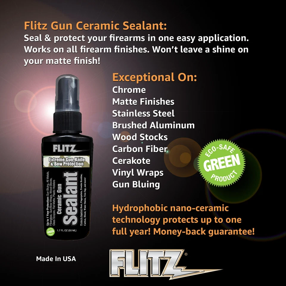 Pistola, arco y cuchillo FLITZ sellador cerámico 1,7 oz/50 ml paquete de 2 GS12902 (VER VIDEO) Foto 2 de 3