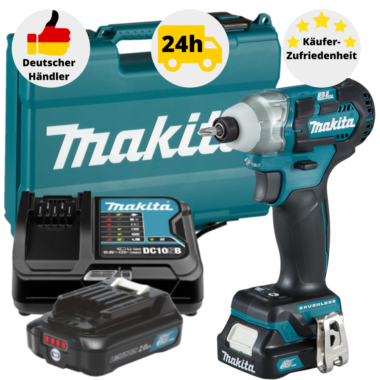 Makita TD111DSAE Avvitatore a Percussione 12V
