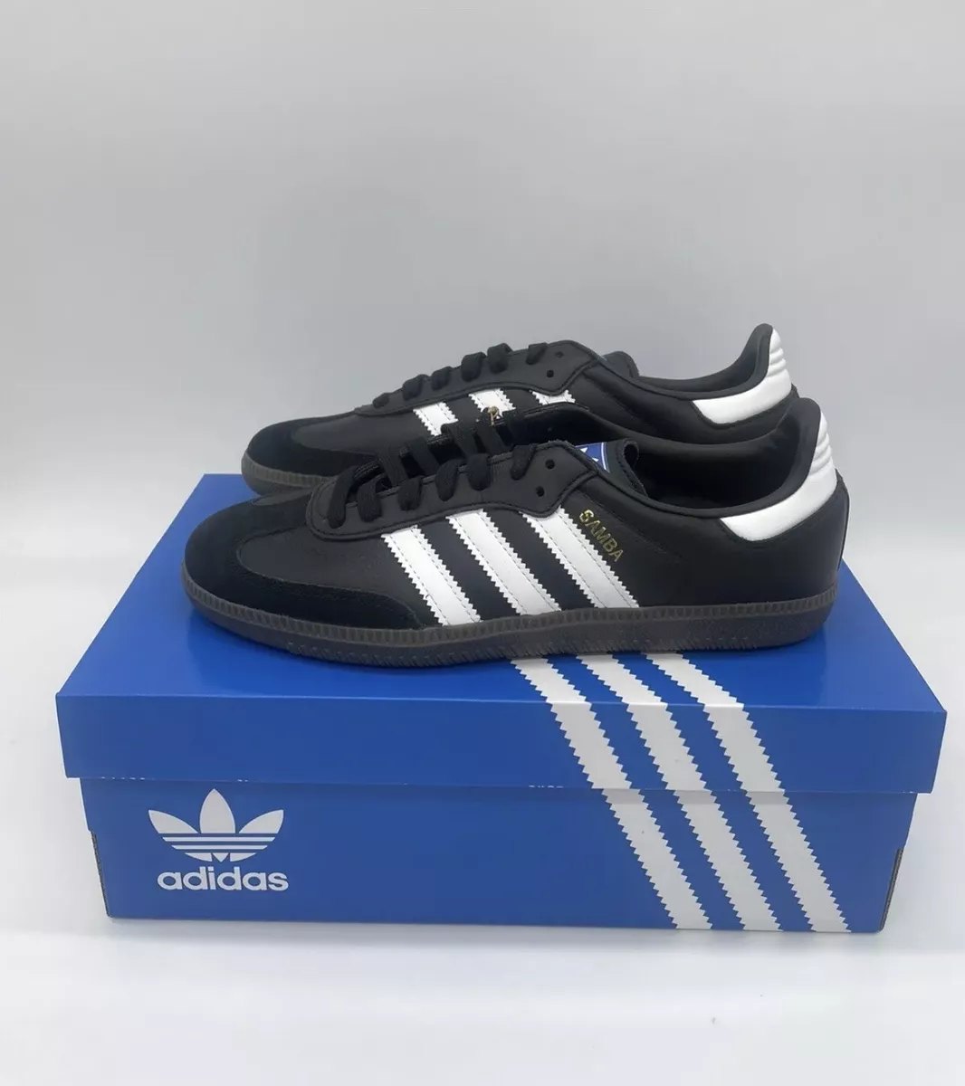 Adidas Samba OG Core Black White Gum Men s Sz 7 Womens Sz 8 B75807