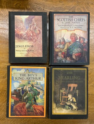 1935-1952 Scribner Illustrated Classics for Young People - 6 Texts