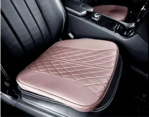 Car Neck Pillow Headrest Cushion Leather Lumbar Support For Seat Accessories - Picture 21 of 40