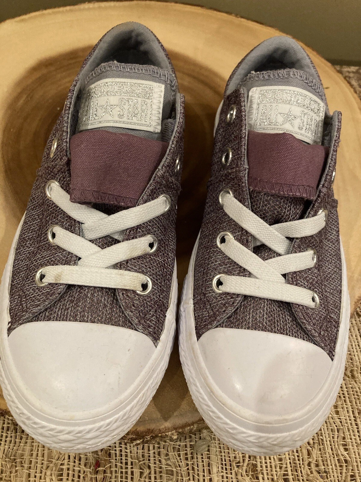 Scarpe da ginnastica basse Converse Chuck Taylor All Star viola taglia 13