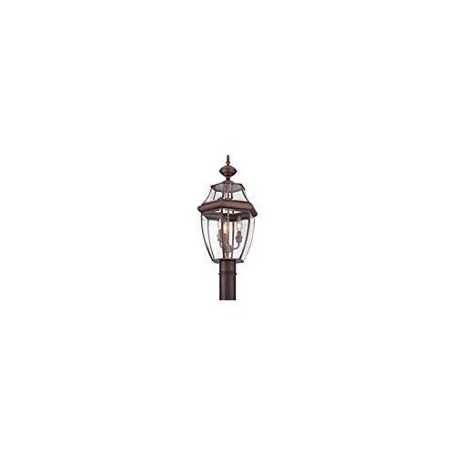 Quoizel NY9043AC 3-Light Newbury Outdoor Lantern in Aged Copper - Picture 9 of 9