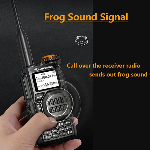 Quansheng UV-K5 Air Band VHF/UHF Dual Band Ham Radio Waterproof Two-way Radios - Bild 5 von 13