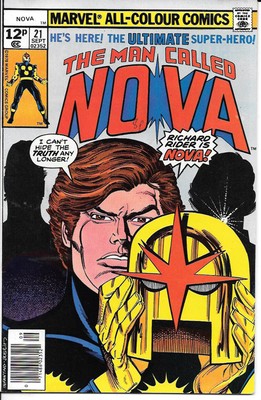 Nova #21 (Marvel 1979, vf- 7.5) spoiled only by small biro ''8p'' 