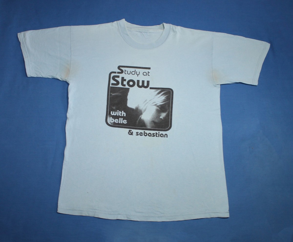 Vtg 90s Belle & Sebastian Shirt Study At Stow Shirt Folk Rock Band