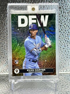 2024 Topps Series 2 Evan Carter RC DFW Insert SP Texas Rangers #CTC-16