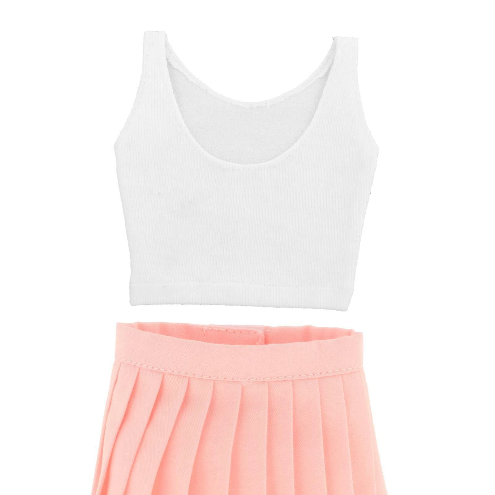 VETEMENTS 2x Vêtements De Poupées Jupe Plissée 1 3 BJD Dress Up Accessoires Faits à La