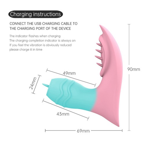 Clit Vibrator Massager Dildo G-spot Penis Famale Wearable Wireless Sex Toy Women - Picture 15 of 18