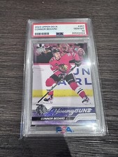 Connor Bedard 2023-24 Upper Deck Young Guns RC PSA 10 Gem Mint #451 True Rookie