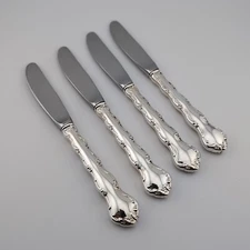 Reed & Barton Tara Sterling Silver Butter Spreaders - 6 3/8" - Set of 4
