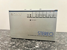 Sony SRS-F20 Vintage 1983 Japan Mini Foldable FM AM Radio  Works Great  Rare