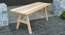 8 FT- PICNIC TABLE ONLY *UNFINISHED, STAIN & PAINT OPTIONS* Amish Made in USA