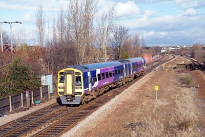 P8 6x4 Foto Class 158 158797 Swinton 16.02.10 (10.41 Sheffeld-Bridlington)