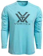 Vortex Optics Sun Slayer Men Shirt UPF 50 Sun Protection Flats Blue XL