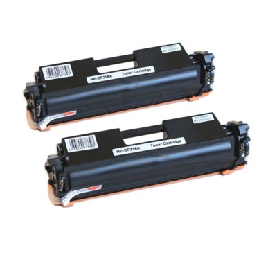 2PK CF218A 18A Toner Cartridge (without chip) For HP Pro M104 M130 M132