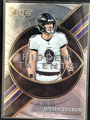 2021 Panini Select Justin Tucker Hidden talents #HT-6 Ravens  