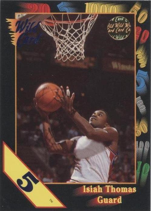 ワイルド7  レア 1992 Wild Card Collegiate - Isiah Thomas #7 for sale | eBay
