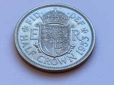 ELIZABETH II HALF CROWN PROOF 1953 Copper-Nickel 14.14g ⌀32.3 mm KM# 893