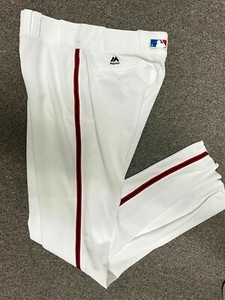 white majestic baseball pants