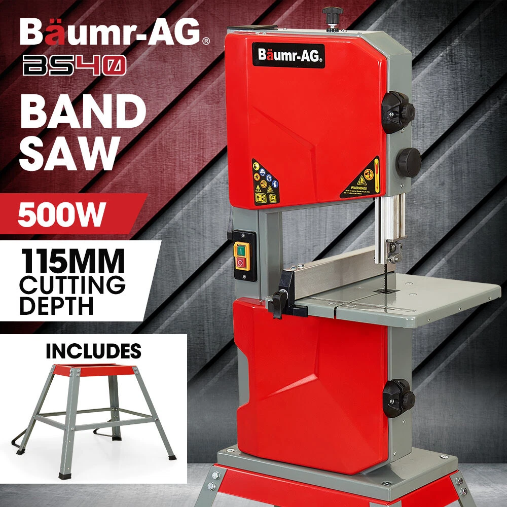 BAUMR AG 500W Bandsaw Band Saw w Stand Wood Timber Vertical