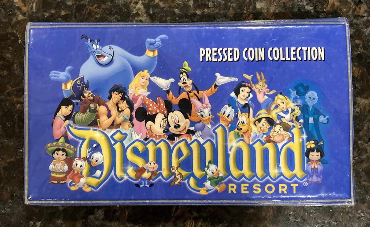 ポスター Disneyland Pressed Coin Collection Disneyland Resort Pressed Coin Collection Total 54 Coins Most