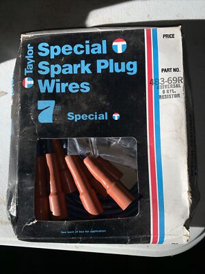 Taylor special Spark plug wires 483 6 9R universal eight cylinder resistor