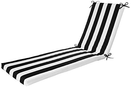 Outdoor indoor Cabana Stripe Chaise Cushion 1 Cheap bargain Count Lounge pack Sales