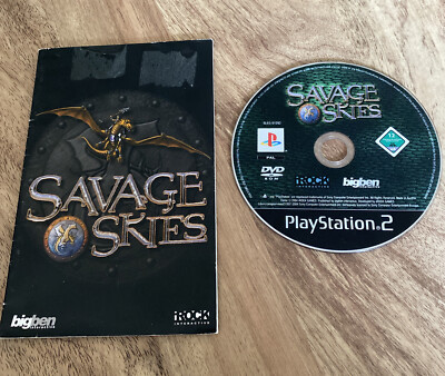 Savage Skies für Sony Playstation 2, PS2 - Nur Disc & Handbuch