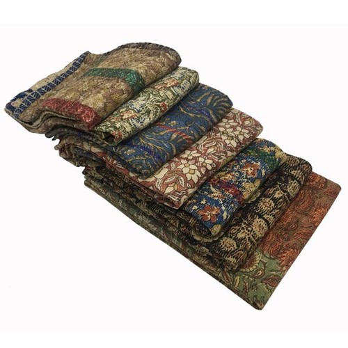 Wholesale Lot Cotton Fabric Vintage Kantha Quilt Handmade Bagru Printed Blankets - Picture 2 of 14