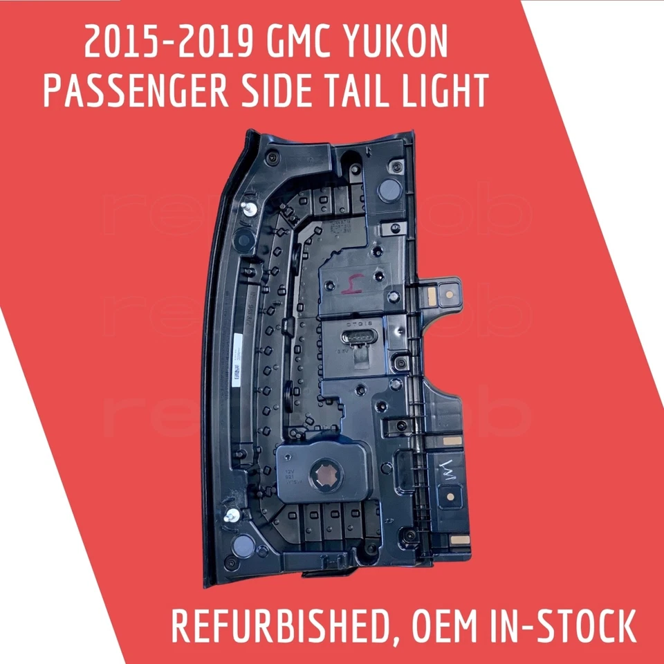 Luz trasera de pasajero reconstruida OEM GMC Yukon XL Denali SLT GM 2015 2016 2017 2018+ Foto 3 de 4