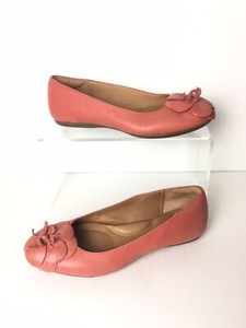 clarks flats orange