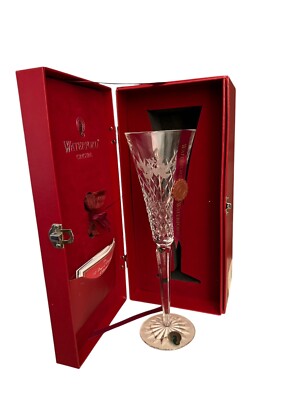 Waterford Crystal Twelve (12) Days of Christmas Flute #2 Two Turtle Doves - NEW
