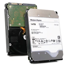 WD Ultrastar DC HC530 14TB WUH721414ALE6L4-0F31284 7.2K SATA 3.5" HDD - Grade B