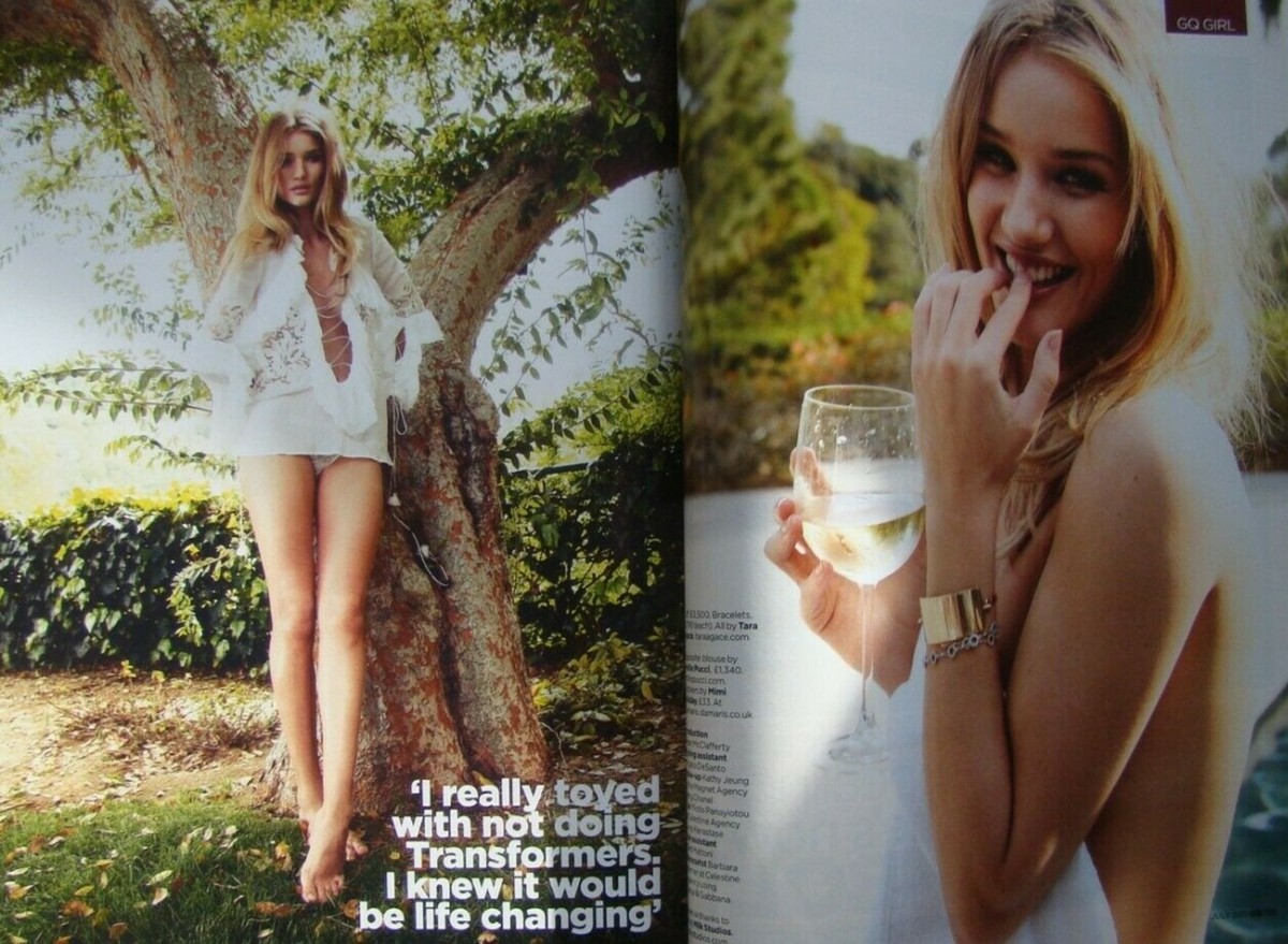 Rosie Huntington-Whiteley GQ UK + Free Sunday Times Style Jan