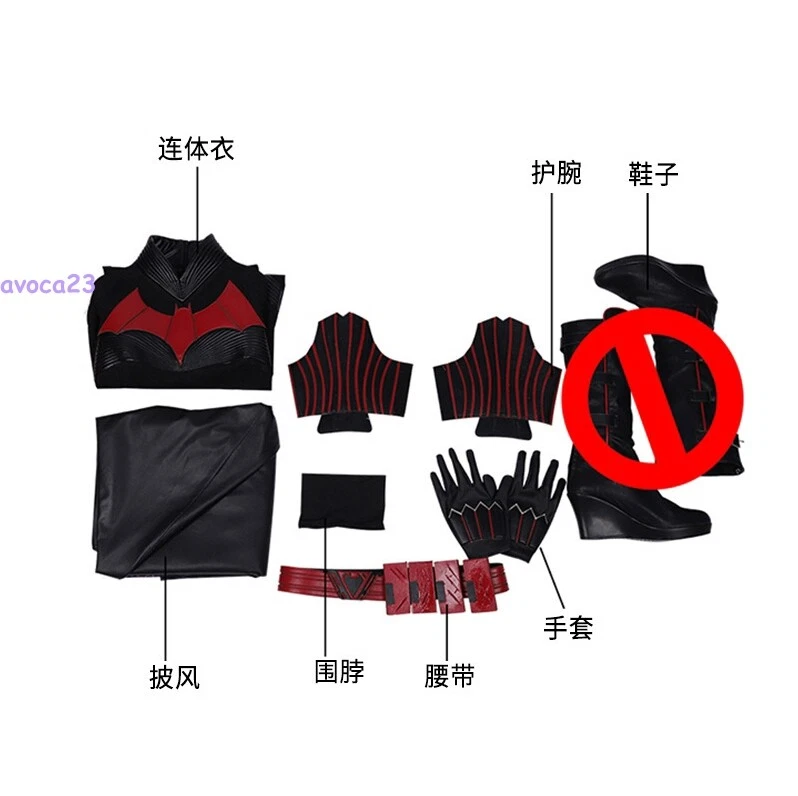 Body Superhéroe Murciélago Batman Juegos con disfraces Halloween Para mujeres Mono Trajes Foto 4 de 4