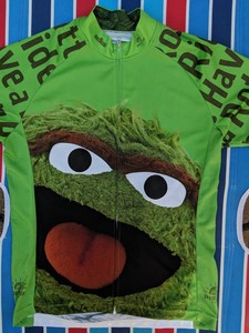oscar the grouch cycling jersey