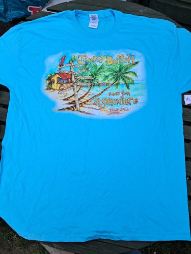 JIMMY BUFFETT SONGS FROM ST SOMEWHERE TOUR SHIRT 2013 XL NEW