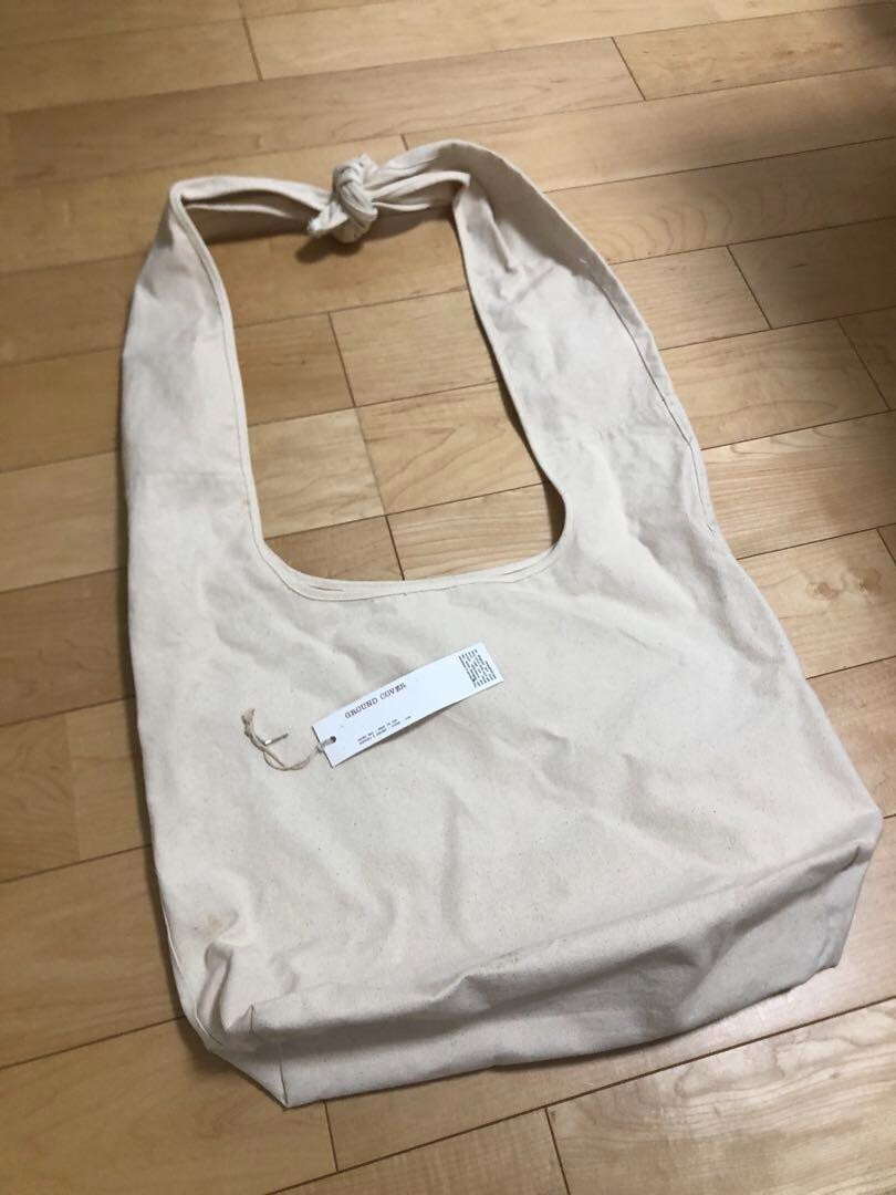 Ground Cover Tsuno Crossbody Shoulder Tote Bag in Beige NEW Ground Cover Tsuno Crossbody Shoulder Tote Bag in Beige NEW
