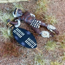W.Britain 20097 Zulu Warrior Casualty No.1 Britains