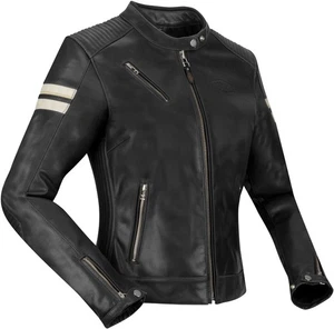 Segura Romeo Ladies Leather Jacket - Black/White