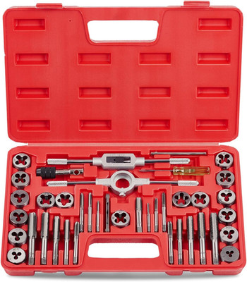 SAE Tap and Die Set Standard Sizes for Thread Repair Internal & External Threads